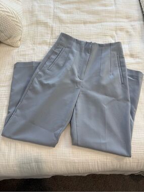 Zara Light Blue High Waisted Pants